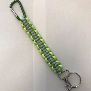 Handmade paracord keychain